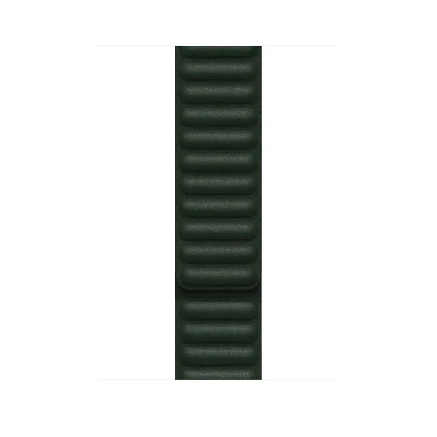 Apple Watch Series 7 GPS 45mm Green Aluminum Case (MKNQ3) with Sequoia Green Leather Link - M/L (ML803)